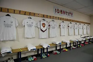 Oxford United V Arsenal - FA Cup 2023 Prints: Arsenal's Red-Free Changing Room: Oxford United vs Arsenal, FA Cup 2023