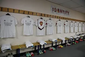 Oxford United V Arsenal - FA Cup 2023 Prints: Arsenal's Red-Free Changing Room: Oxford United vs Arsenal, FA Cup 2023