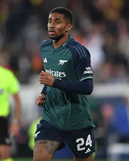 RC Lens V Arsenal 2023-24 Prints: Arsenal's Reice Nelson Shines in RC Lens's Champions League Showdown