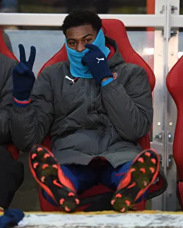 Nottingham Forest V Arsenal FA Cup 3rd Round 2017-18 Prints: Arsenal's Reine-Adelaide on the Bench: Nottingham Forest vs Arsenal