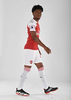 1st Team Photo-call 2018/19 Prints: Arsenal's Reiss Nelson at 2018/19 First Team Photo Call