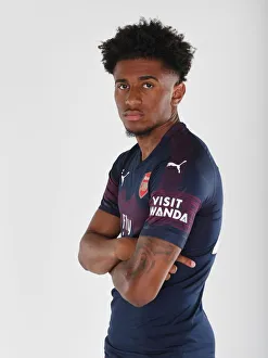 Arsenal's Reiss Nelson at 2018/19 First Team Photo Call