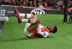 Images Dated 3rd October 2019: Arsenal's Reiss Nelson in Action against Standard Liege in Europa League Group F