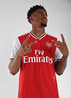 Images Dated 7th August 2019: Arsenal's Reiss Nelson Gears Up for 2019-20 Season at Training