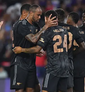 Orlando City SC V Arsenal 2022-23 Prints: Arsenal's Reiss Nelson Scores Third Goal vs Orlando City SC in 2022-23 Pre-Season Friendly