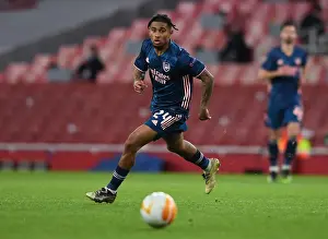 Arsenal V SK Rapid Wien 2020-21 Prints: Arsenal's Reiss Nelson Shines in Europa League Clash Against Rapid Wien