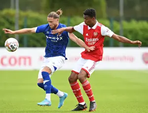 Arsenal's Reuell Walters Pushes Himself in Pre-Season Training Against Ipswich Town