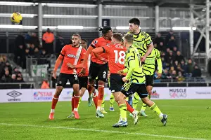 Arsenal's Rice Scores Fourth Past Luton Town in Premier League Clash (2023-24)