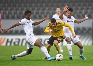 Vitoria SC v Arsenal 2019-20 Collection: Arsenal's Rising Talent, Gabriel Martinelli, Dazzles in UEFA Europa League Battle against Vitoria