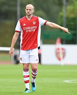 Arsenal V Watford (Pre Season) 2021-22 Prints: Arsenal's Rob Holding in Action: Arsenal vs. Watford (2021-22) Pre-Season Match
