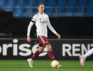 Arsenal's Rob Holding in Action against Molde FK in UEFA Europa League