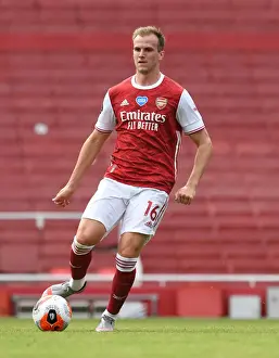 Arsenal's Rob Holding in Action against Watford in 2019-20 Premier League Clash
