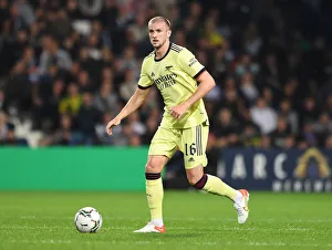 West Bromwich Albion V Arsenal - Carabao Cup 2021-22 Prints: Arsenal's Rob Holding in Action against West Bromwich Albion in Carabao Cup Clash