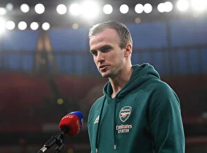 Arsenal v Chelsea 2020-21 Collection: Arsenal's Rob Holding Ahead of Arsenal v Chelsea Showdown (Premier League 2020-21)