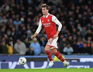 Manchester City V Arsenal 2022-23 Prints: Arsenal's Rob Holding Faces Manchester City in Emirates FA Cup Clash