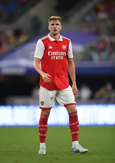 Arsenal V Everton - Pre Season 2022-23 Prints: Arsenal's Rob Holding Faces Off Against Everton in Pre-Season Clash