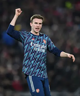 Arsenal's Rob Holding Faces Off Against Liverpool in Carabao Cup Semi-Final