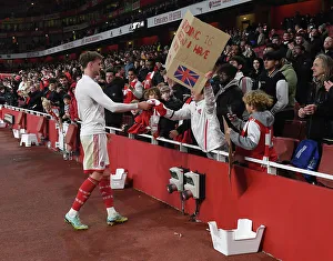 Arsenal's Rob Holding Gifts Shirt to Fan after Carabao Cup Win vs Brighton & Hove Albion