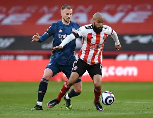 Arsenal's Rob Holding Shuts Down Sheffield United's David McGoldrick in Premier League Clash