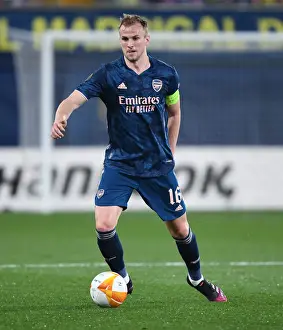 Villarreal V Arsenal 2020-21 Prints: Arsenal's Rob Holding in UEFA Europa League Semi-Final Action against Villarreal in Spain (Behind Closed Doors)