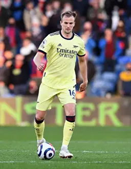 Arsenal's Rob Holding: Unyielding Focus Amidst the Battle at Selhurst Park (May 2021)