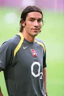 Arsenal's Robert Pires Scores the Winning Goal Against Porto at the Amsterdam Tournament, 2005