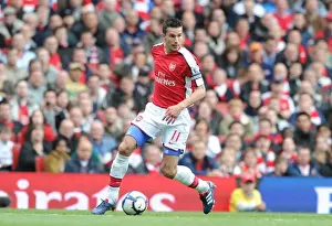 Arsenal's Robin van Persie Scores Four Goals in 4-0 Victory over Fulham, Emirates Stadium, 2010