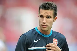 Benfica V Arsenal 2011-12 Prints: Arsenal's Robin van Persie Takes on Benfica in Lisbon Pre-Season Clash, 2011