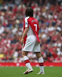 Arsenal V Wigan Athletic 2009-10 Prints: Arsenal's Rosicky Shines: 4-0 Crush of Wigan Athletic in Premier League