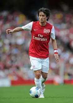 Arsenal V New York Red Bulls 2011-12 Prints: Arsenal's Rosicky Steals the Show in 1-1 Emirates Cup Draw against New York Red Bulls