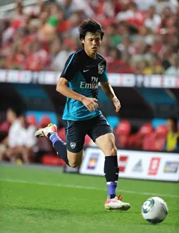 Benfica V Arsenal 2011-12 Prints: Arsenal's Ryo Miyaichi Shines in Benfica Pre-Season Friendly, 2011