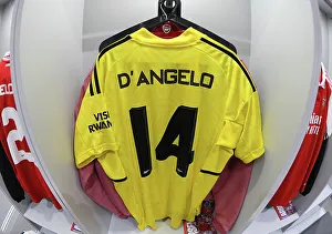 Arsenal Women V Aston Villa Women - Conti Cup 2023 Prints: Arsenal's Sabrina D'Angelo Gears Up for Conti Cup Showdown against Aston Villa