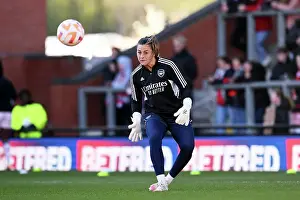 Manchester United Women V Arsenal Women 2022-23 Prints: Arsenal's Sabrina D'Angelo Gears Up for Showdown against Manchester United in FA WSL