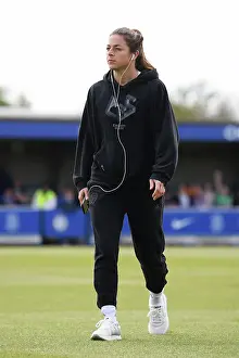 Chelsea Women V Arsenal Women 2022-23 Prints: Arsenal's Sabrina D'Angelo Scouts Chelsea's Kingsmeadow Pitch Ahead of FA Women's Super League Clash