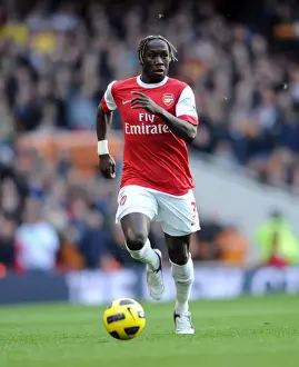 Arsenal V Wolverhampton Wanderers 2010-11 Prints: Arsenal's Sagna Secures 2-0 Victory Over Wolverhampton in Premier League