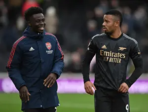 Arsenal's Saka and Jesus: Rejoicing in Victory over Fulham in the Premier League