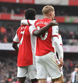 Arsenal's Saka and Smith Rowe: Dazzling Duo Delivers Brilliant Brace Against Newcastle United (2021-22)