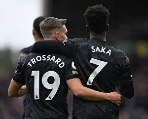 Arsenal's Saka and Trossard Clash Against Fulham in Premier League Showdown