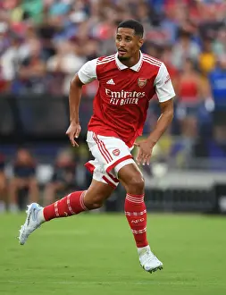 Arsenal's Saliba Shines: Pre-Season Victory Over Everton at M&T Bank Stadium