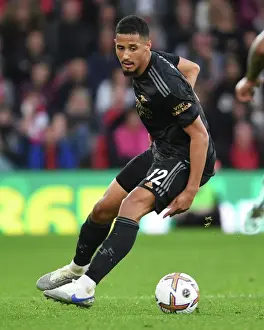 Southampton V Arsenal 2022-23 Prints: Arsenal's Saliba Shines: Securing a Win Against Southampton in His Premier League Debut