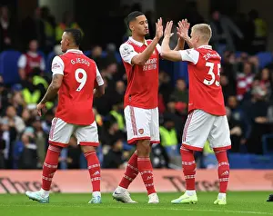 Arsenal's Saliba and Zinchenko Before Chelsea Clash in Premier League 2022-23