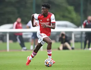 Arsenal's Sambi in Action during Arsenal v Millwall Pre-Season Friendly
