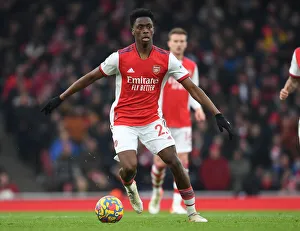 Arsenal's Sambi in Action: Arsenal vs Burnley, Premier League 2021-22