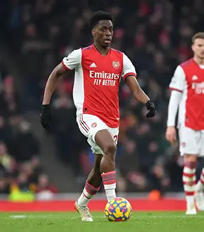 Arsenal's Sambi in Action against Burnley - Premier League 2021-22