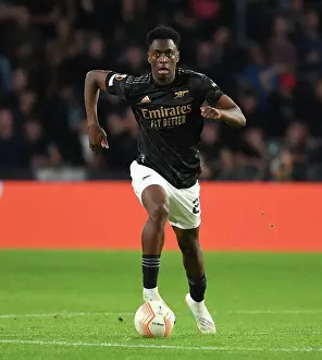 Arsenal's Sambi in Action against PSV Eindhoven in UEFA Europa League Group A (2022-23)