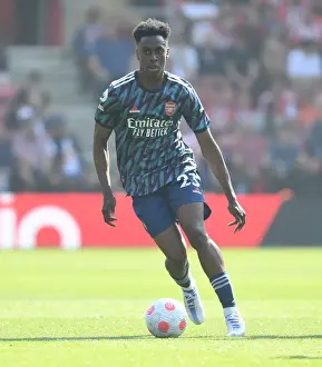 Southampton V Arsenal 2021-22 Prints: Arsenal's Sambi in Action against Southampton - Premier League 2021-22