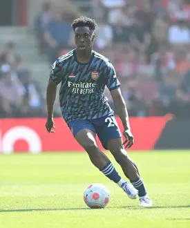 Southampton V Arsenal 2021-22 Prints: Arsenal's Sambi in Action: Southampton vs Arsenal (2021-22 Premier League)