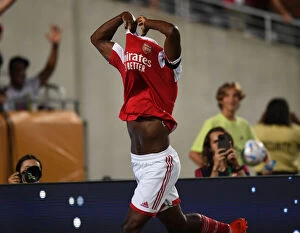 Images Dated 23rd July 2022: Arsenal's Sambi Scores Fourth Goal in Chelsea Victory - Florida Cup 2022-23