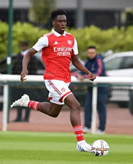 Arsenal's Sambi Training Hard During Pre-Season Friendly Against Ipswich Town (2022-23)