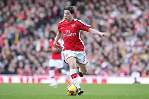 Arsenal V Sunderland 2008-9 Prints: Arsenal's Samir Nasri in Action: 0-0 Stalemate Against Sunderland